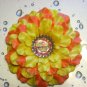 Bottle Cap Flower - "Gobble"