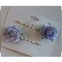Bobby Pin - Roses - Purples