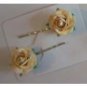 Bobby Pin Roses - Browns