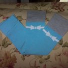 Baby Legs - Blue and White Bow