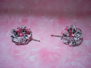 Pink & Black Flowers