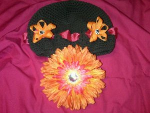 Chocolate Kufi Hat Set