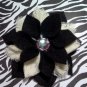 Pastel Yellow and Black Flower