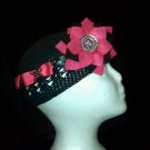 Pink & Black Flower with changable centers