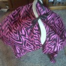 Pink and Black Car Seat Cover