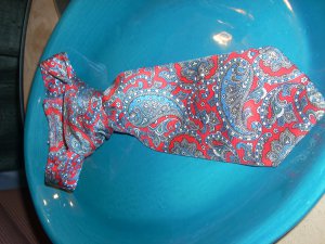 Red, Blue paisley