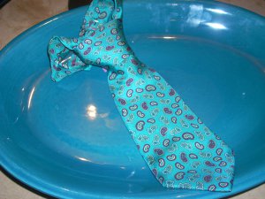 Aqua Paisley