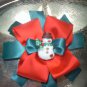 Snowman boutique bow