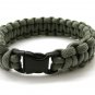Custom-Made Paracord Survival Bracelet, Choice of Color and size