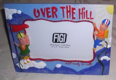 Over The Hill Photo Frame holds 6in x 4in photo