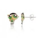 Sterling Silver Earrings in Cartoon Design