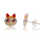 Sterling Silver Earrings in Cartoon Design