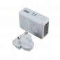 Universal 2.1A 4-Port USB International Travel Charger Power Adapter with 4 Plug - White