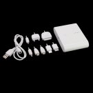 Portable 12000mAh Power Bank with Double Output for iPod/iPhone/iPad/Mobile Phone/PDA etc.-White