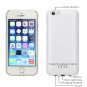4200mAh Battery Case iPhone 6 5.5inch Backup External Power Charger Case - Black / White