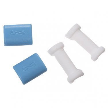 4pcs/set Silicone Charger Cable USB Protector Headset Cable Case for iPhone 5s 6 6 Plus Samsung