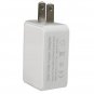15W Dual USB Ports Adapter Wall Travel US Plug Phone Charger Adapter iPhone 6s 6 Samsung - White