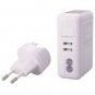 4-Port USB Wall Charger AC Adapter Power Supply EU Plug - White