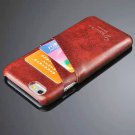 Back Card Slot 4.7" Phone Case Ultra Slim Leather Backup Cover for iPhone 6 - 5 Colors