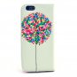 Stylish PU Leather Flip-up Personal Pattern Protector Phone Case for 5.5" iPhone 6 Plus