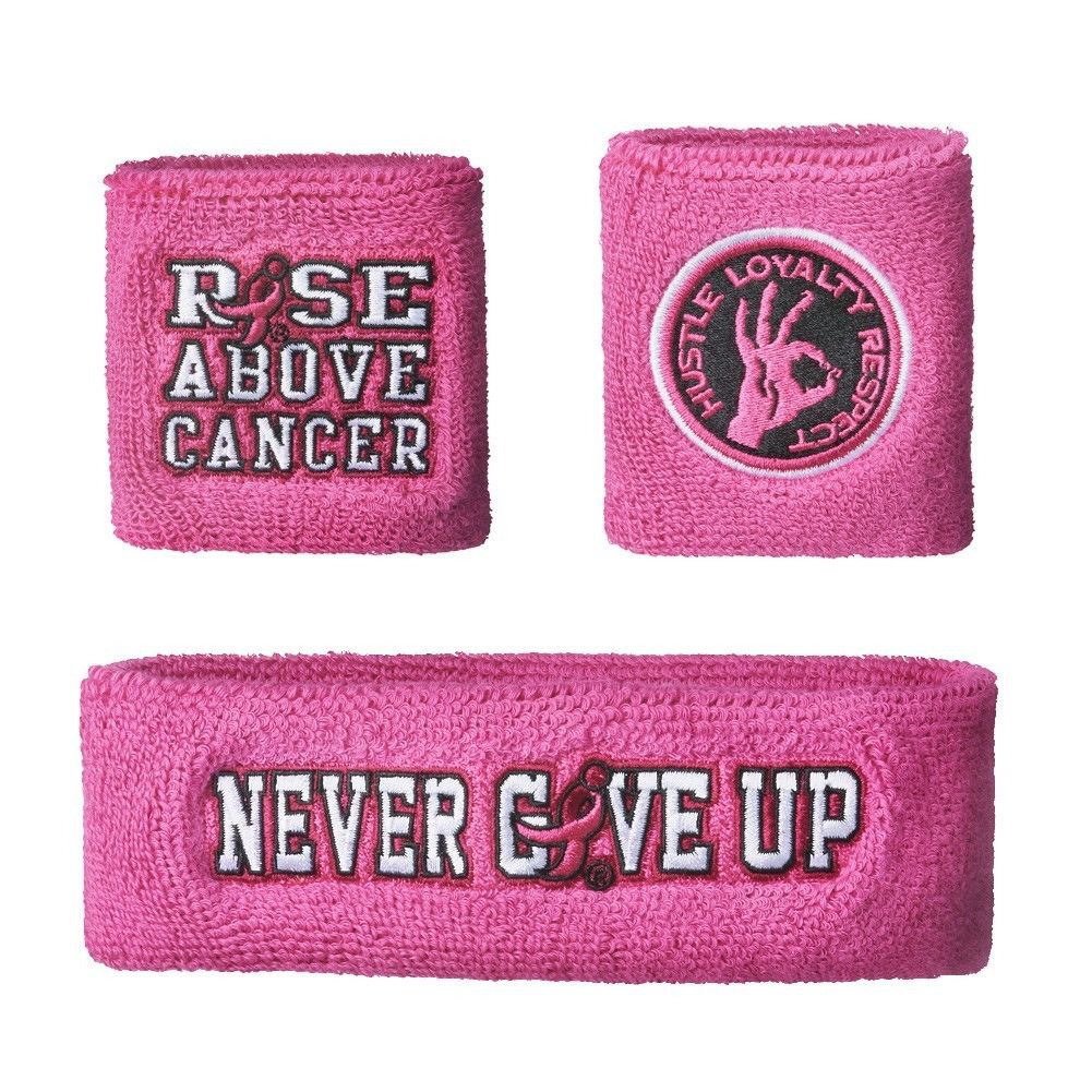 Wwe Susan G Komen John Cena Rise Above Cancer Exclusive Sweatband Set