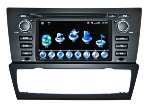 BMW E90 DVD Player with GPS Navigation TV RDS FM IPOD Can BUS Bluetooth 7" Digital Screen