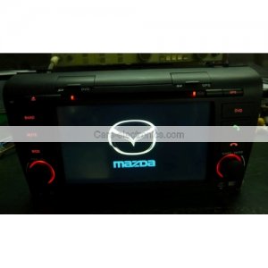 Double Din Mazda 3 DVD GPS 7 Inch Digital Screen with TV FM Steering Wheel Control Ipod RDS