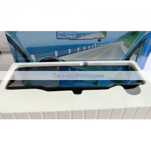 Rearview Mirror with integrated GPS Navigation/Wireless Camera/Radar Detector/Bluetooth/FM