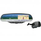 4.3" Digital LCD Car GPS Monitor Wedge Mount Rear View Mirror integrated with GPS Navigation