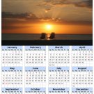 2014 calendar toolbox magnet refrigerator magnet beaches #1