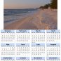 2014 calendar toolbox magnet refrigerator magnet beaches #3