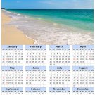 2014 calendar toolbox magnet refrigerator magnet beaches #4