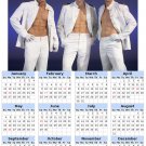 2014 calendar toolbox magnet refrigerator magnet Sexy Guys #4
