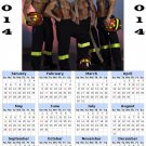 2014 calendar toolbox magnet refrigerator magnet Sexy Guys #6