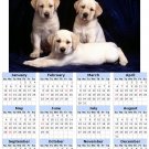2014 calendar toolbox magnet refrigerator magnet Dogs #4