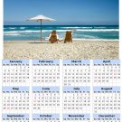 2014 calendar toolbox magnet refrigerator magnet beaches #8
