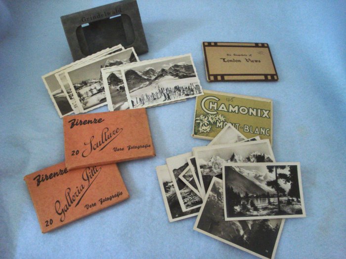 Europe Souvenir Travel Snapshots 1930s, 5 Sets, 66 photos