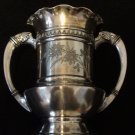 Middletown Quadruple Silver Plate Two-Handled Urn