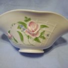 Westmoreland 10.5" Rose and Lattice Hand Painted Bowl