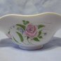 Westmoreland 10.5" Rose and Lattice Hand Painted Bowl