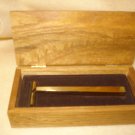 Vintage Straight Safety Razor in Hinged Wooden Box