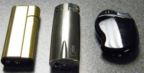 3 COLIBRI ELECTRO QUARTZ LIGHTERS lot-v-18