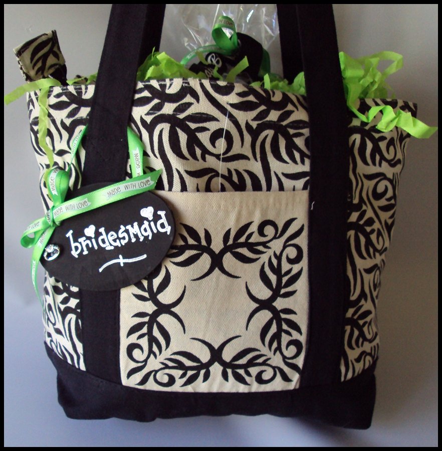 Paisley Flourish Bridesmaid Survival Tote