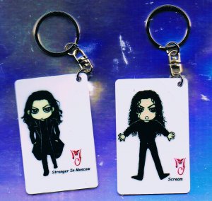 Michael Jackson Anime Keychain 