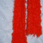 orange glitter scarf