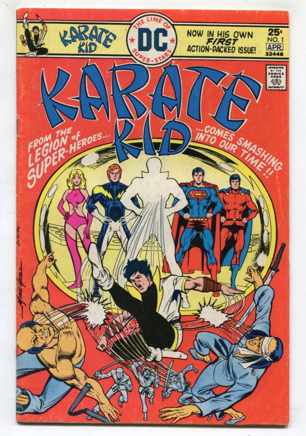 Karate Kid #s 1-4 (1976, DC Comics )