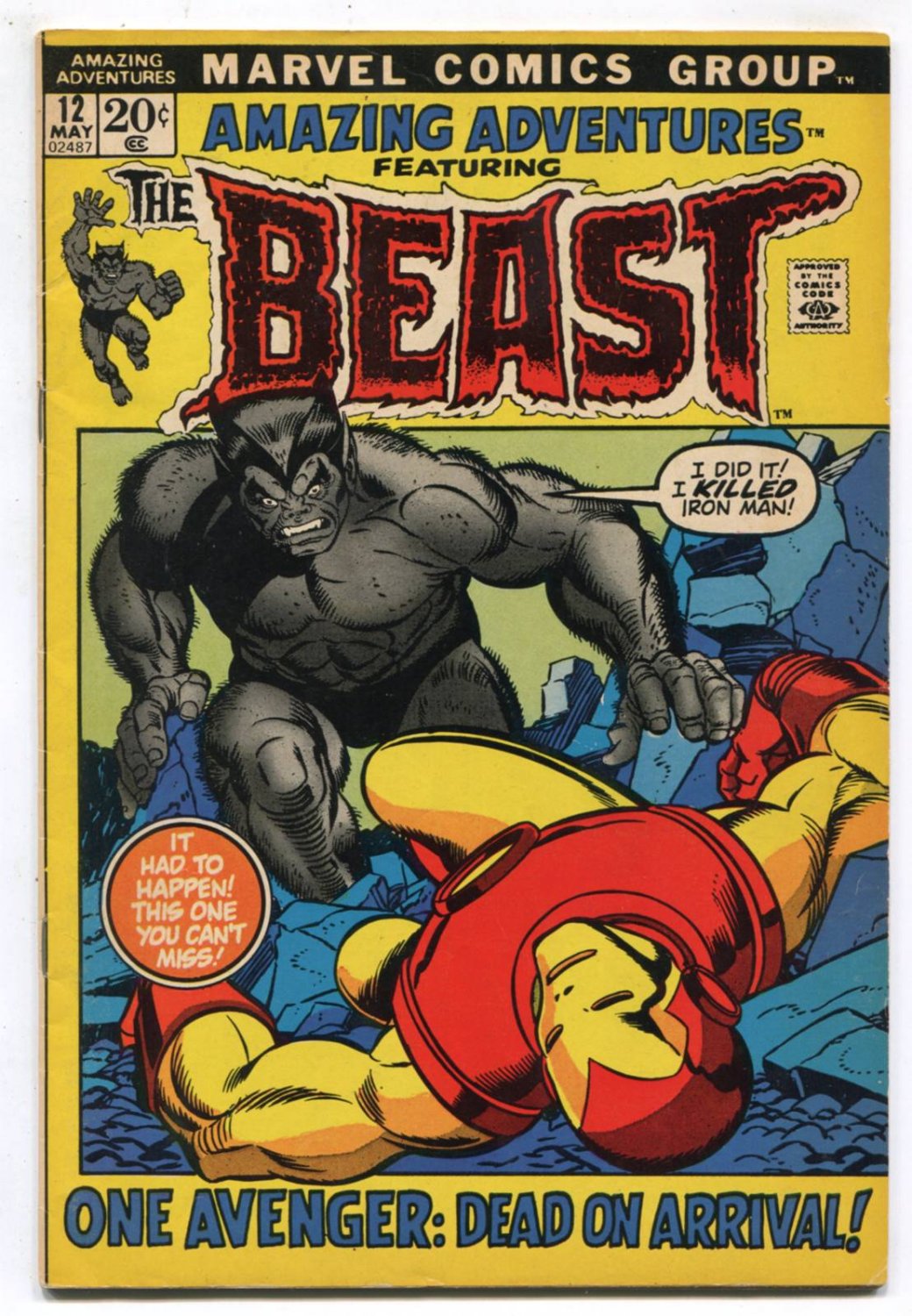 Amazing Adventures #12 (1972, Marvel Comics )