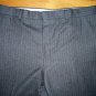 Mens VINTAGE 3pc THREE PIECE luxury MOD gangster WOOL pinstripe SLIMFIT gray suit 44R 44 R