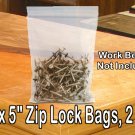100 - Ziplock Clear Bags 3x5, 2 mil thick