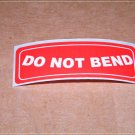 Do Not Bend - Shipping Box Handling Labels 1" x 3" - 40 Qty